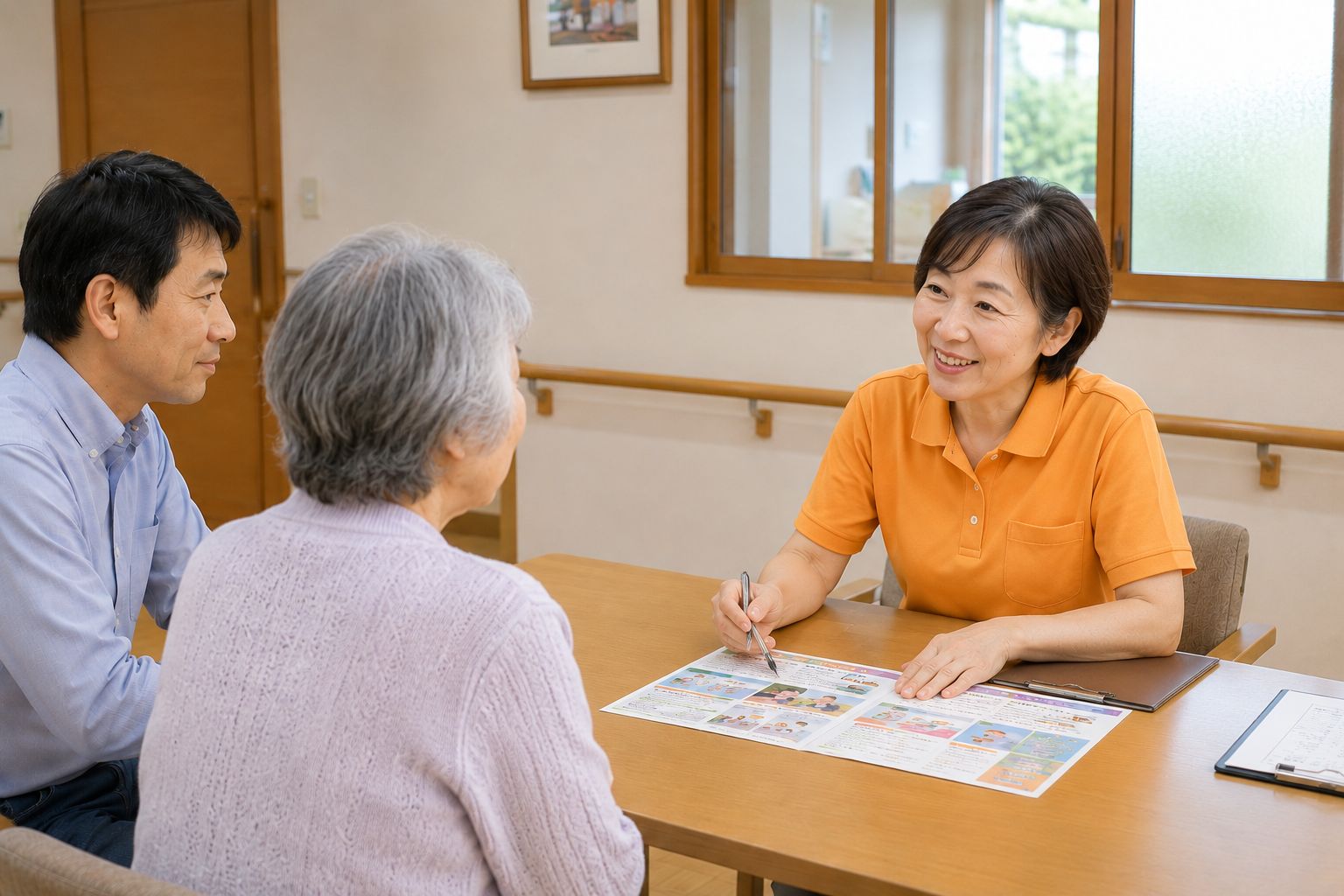 ご家族の相談風景